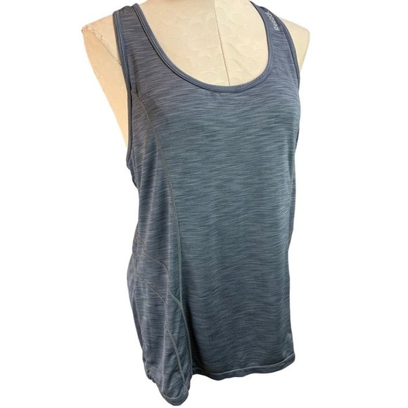 XL Reebok Women's Blue Gray Activewear Racerback Tank Top - Picture 1 of 9